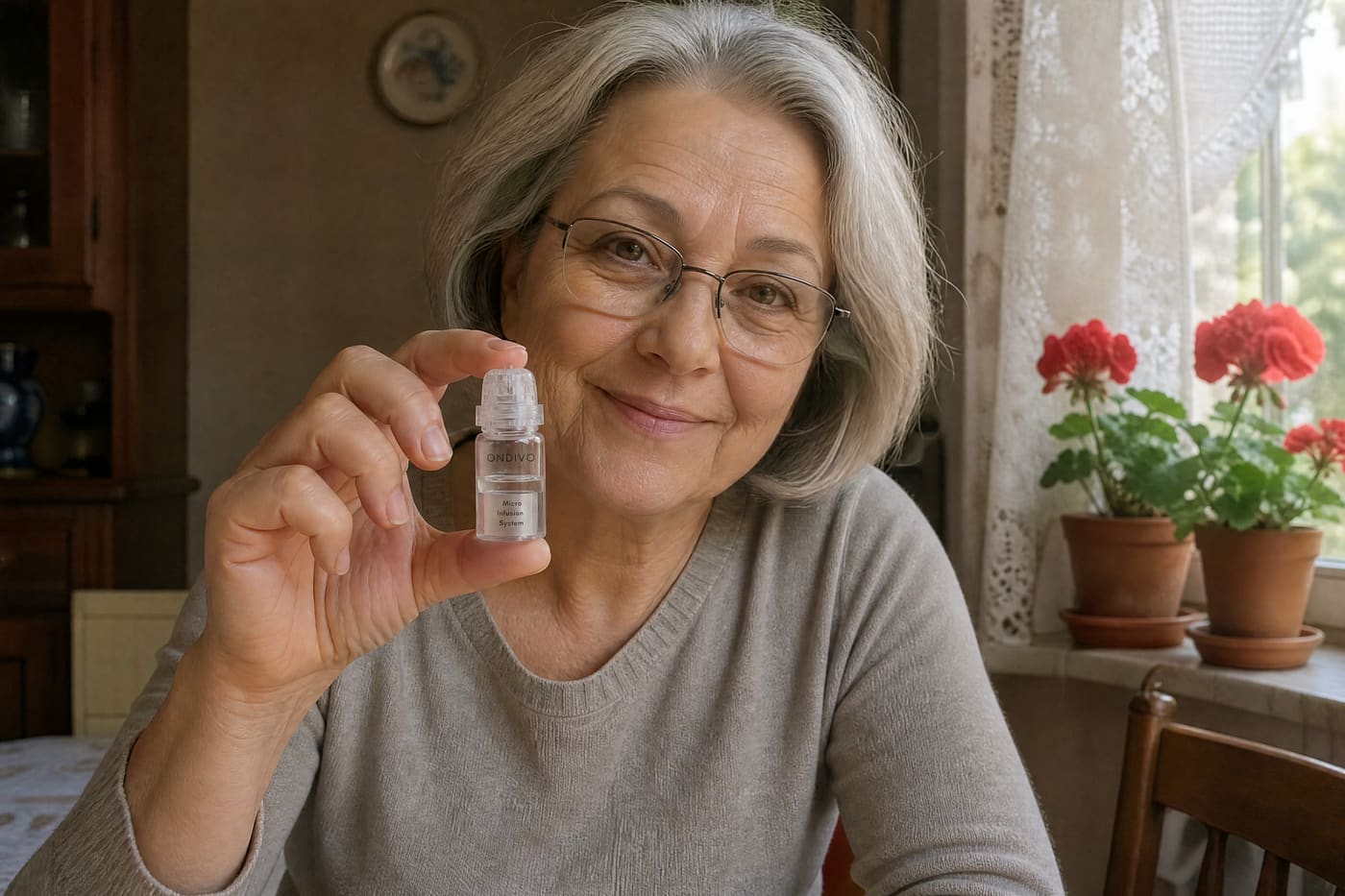 Franca con il dispositivo di micro-infusione ONDIVO